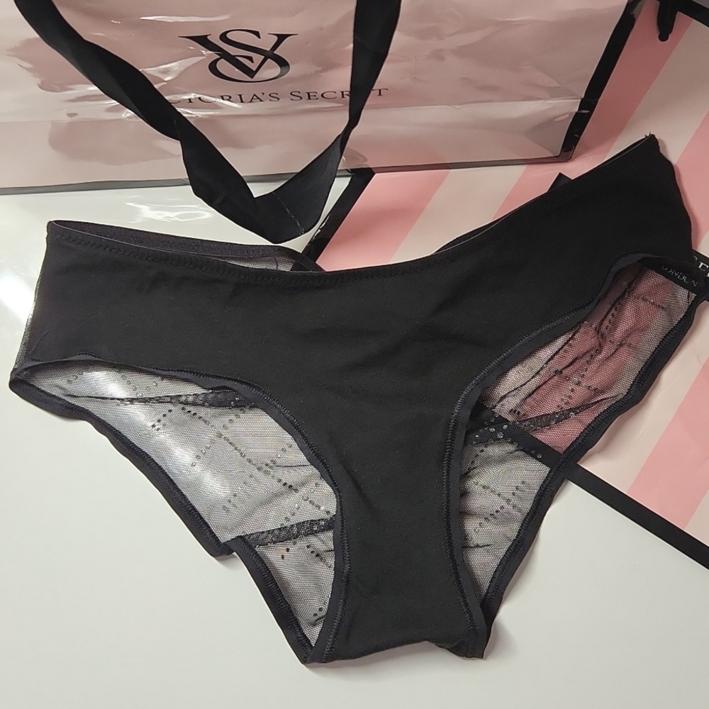 Victoria's Secret Low-rise Hiphugger Panties size small with rhinestones